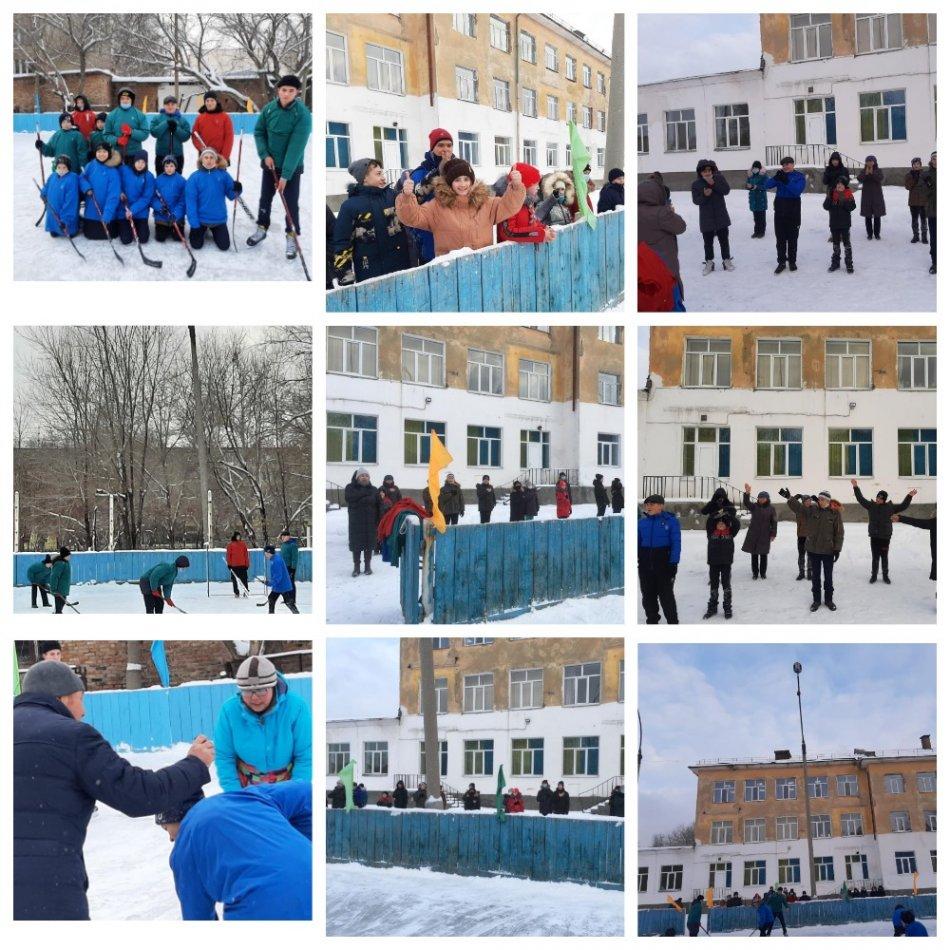 Торжественное открытие хоккейной коробки
