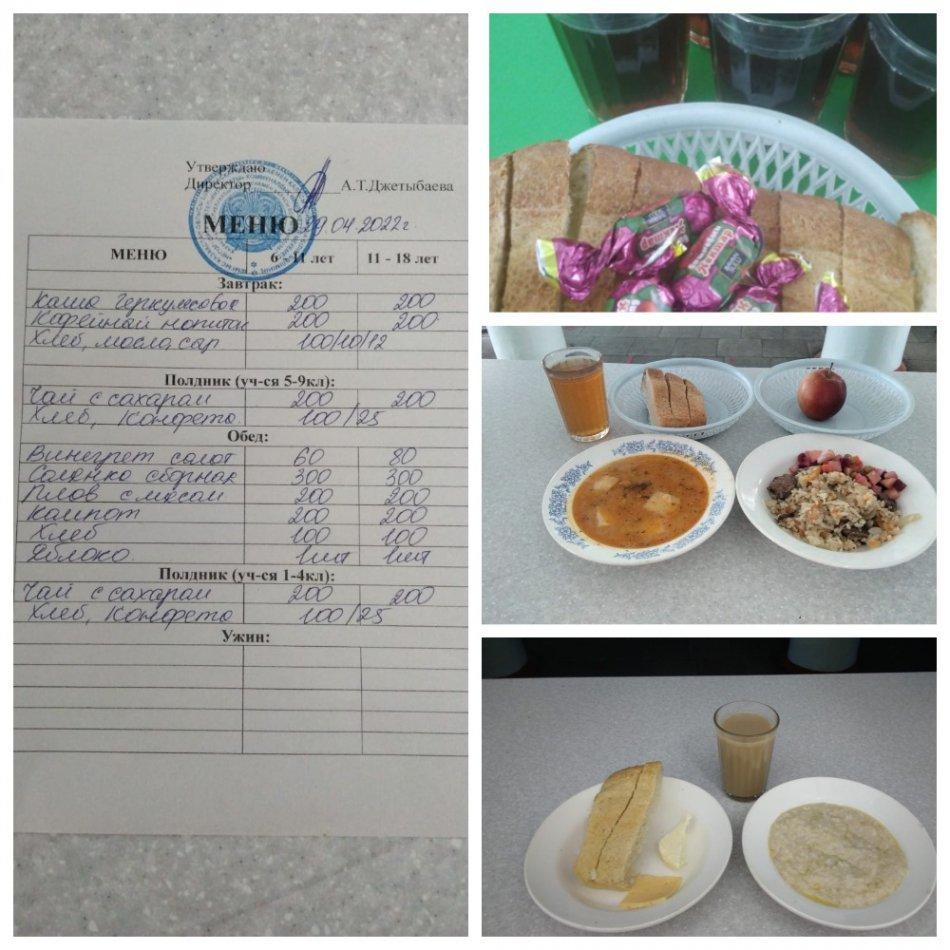 29.04.2022 жылға ас мәзірі. Меню на 29.04.2022 года