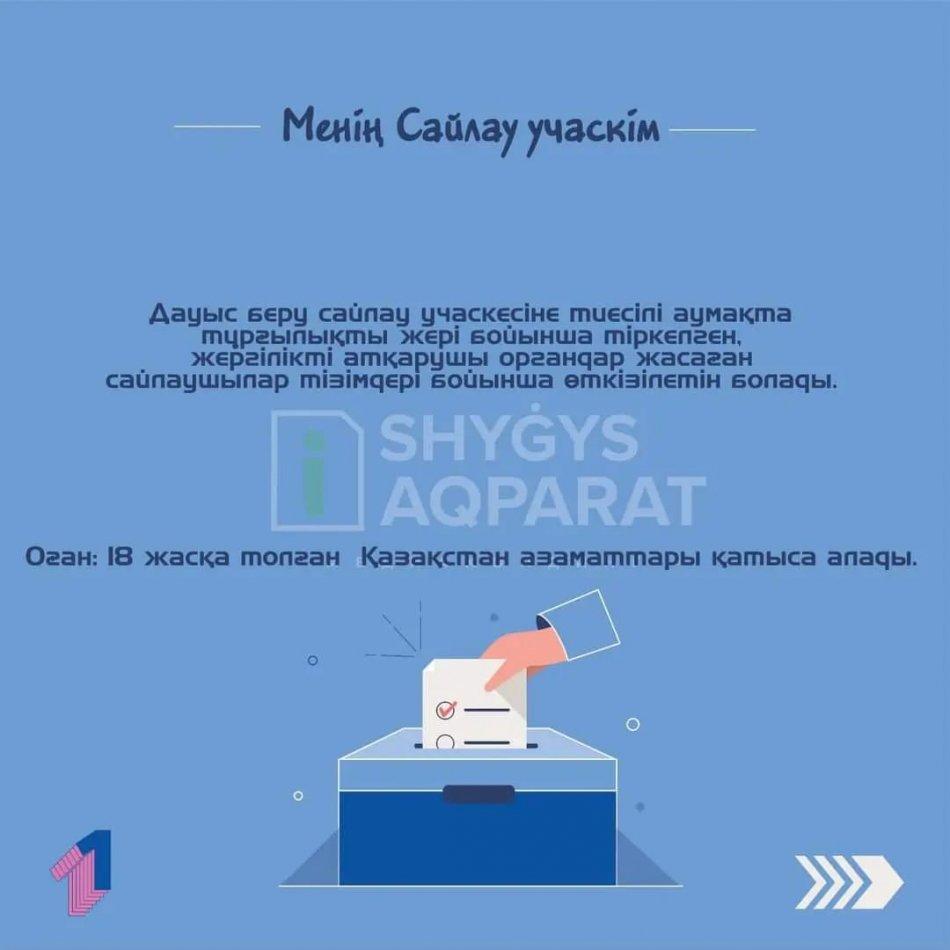 Менің Сайлау учаскім